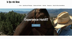 Desktop Screenshot of insyncwithhorses.com