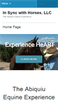 Mobile Screenshot of insyncwithhorses.com