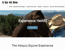 Tablet Screenshot of insyncwithhorses.com
